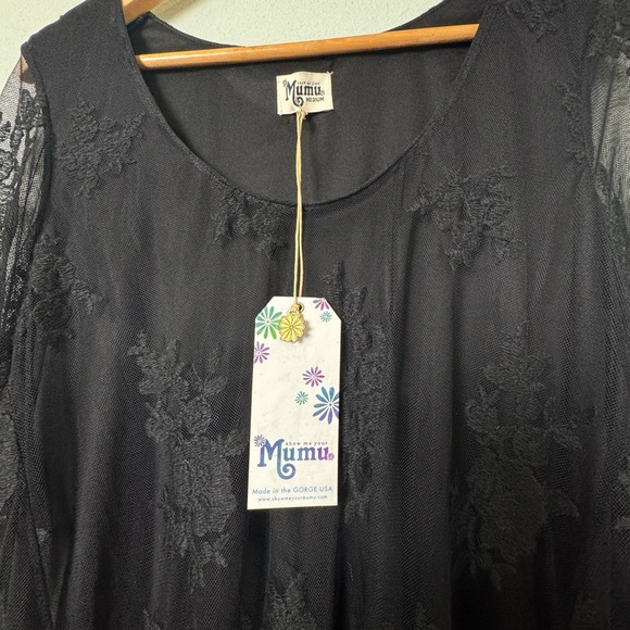 NWT Show Me Your Mumu Fannie Flow Dress in Black Size Medium - Picture 10 of 13